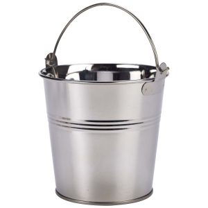 Stainless Steel Serving Bucket 10cm Dia QTY:12