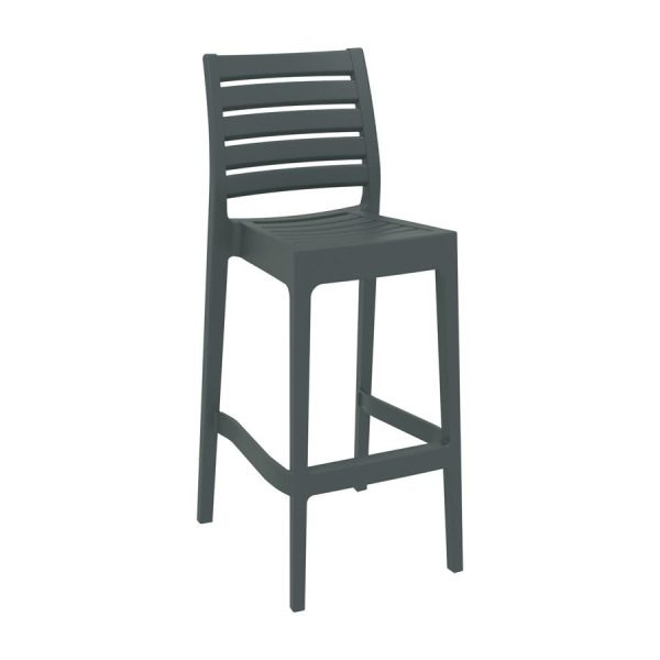 Ares Bar Stool 75 Dark Grey