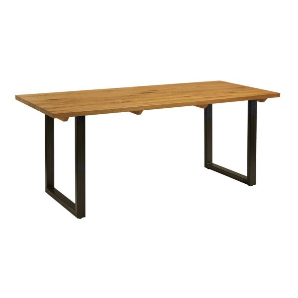 Wentworth Loop Dining Table Clear Matt Character Oak 180cmx75cm ZA.2270CT