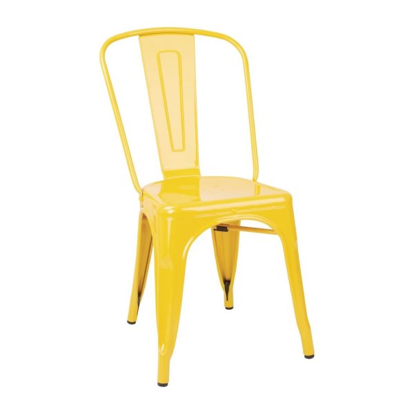 dk292 yellowsteelchair1