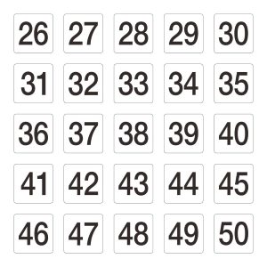 gb629 numberinserts26 50